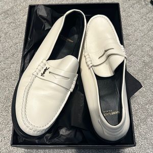 YSL Le Loafer Size-39 Pearl